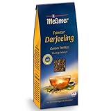 Meßmer Feinster Darjeeling | Ganzes Teeblatt | 150 g | blumig-lieblich | Vegan | Glutenfrei | Laktosefrei