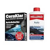 MELLERUD & abrazo | Auto Reinigungsset | Für Lack & Scheiben | Konzentrat-Shampoo & AutoScheiben-Reiniger zur Scheibenreinigung | Autopflege für außen