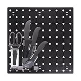 Generisch PEG Board Wall Organizer, Peg Board Wall Organizer Panels | PEG Board Organizer Board - Modulare Werkzeuglager, platzsparendes Display für Heimküchengeschäfte Warehouse Bastelraum