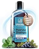 NEUES 2025 Psoriasis Shampoo mit Salicylsäure – Natürliche Formel für schuppenflechte Kopfhaut mit Torf und Menthol, beruhigt juckende, schuppige und rote Kopfhaut. Anti Schuppen, 250ml