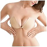 Generisch Klebe BH Push Up Pads Sticky Bra Klebe BH Große Brust Einlage Klebebhs Strapless Silikoneinlagen Rückenfrei Adhesive BHS Silikon Selbstklebender Unsichtbarer Bra