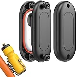 DLENP Fahrradhalterung für Samsung SmartTag 2 Fahrradhalterung, universelle SmartTag 2 Hülle, wasserdicht, versteckte Fahrrad-GPS-Geräte, Flaschenhalter, Diebstahl-Tracker, Android, Schwarz, 2 Stück