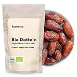 Kamelur 1kg BIO Datteln Deglet Nour entsteint und getrocknet - naturbelassene Datteln BIO aus Tunesien, ohne Zusätze