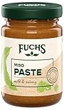 Fuchs Gewürze - Miso Würzpaste | Mild-würzige Paste mit natürlichen Zutaten, mit 26% Sojabohnen | Umami-Geschmack für Miso-Suppen, Saucen und Dressings | 100 g in wiederverschließbarem Glas