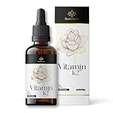 Santenour® Vitamin K2 Tropfen – 200 µg pro Tagesdosis – 1700 Tropfen – Hochdosiert – Ohne Zusatzstoffe – 50 ml – Vegan – K2VITAL®