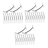 DOITOOL 300 Stck. Elastische Barbed mit Stabilem Eisenverschluss Verstellbare Runde Stretchbänder für Hüte und Fascinators Sicherer Halt Elastische Kordeln zum Befestigen von
