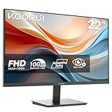 KOORUI E2212F 22 Zoll Monitor, FHD 1920 x 1080 100Hz PC Monitor, Adaptive Sync HDMI 1.4, Eye Care Bildschirm, -5° bis 15° neigbar, VESA 100 x 100mm