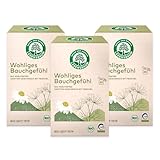 LEBENSBAUM Bio Tee 3 x wohliges Bauchgefühl, Kräutertee Beutel, Bio Tee mit Kamille, Fenchel, Kümmel, Pfefferminze & Zitronenverbene, 3er Set, 3 x 10 Teebeutel x 1,5 g