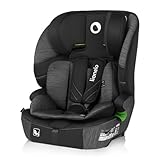 Lionelo LEVI FIX I-SIZE Kindersitz 76-150 cm bis zu 36 kg, Gruppe 1 2 3, Seitenschutz, 10 Grad Kopfstützenverstellung, ISOFIX und Top Tether Montage, R129 i-Size