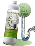 Rohrreiniger Abflussreiniger Extra Stark aquabook® Organic Formel 1000ml, Rohrfrei, Rohrreinigung für Waschbecken, Dusche, WC, Abflussfrei und Sorgenfrei, Beseitigt Verstopfung Abfluss, Drain Cleaner