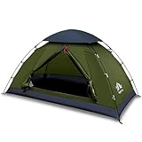 Night Cat Zelt für 1 Person Camping: Wasserdicht Rucksackzelte für 1 Mann Einfache Einrichtung Leichtgewichtig Wanderungen im Hinterhof