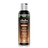 ahuhu THICKENING Coffein Shampoo (200ml) - Bio-Koffein für dickeres & kräftiges Haar, belebt die Kopfhaut & aktiviert die Haarwurzeln, Flasche aus 100% recyceltem Plastik, vegan