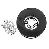 Toddmomy 1 Satz DIY -Schmucklinie Set Perlenschnur Crimp-Hülsen zum Angeln Wraps für Angelköder Crimphülsen für Angelschnüre Angelschnur klar Angelgerät Aluminium
