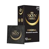 SKYN Original (10 Stuck) Latex Frei Kondome, unsere Originelle Kondome, die mit unsere Lubes verwendbar sind