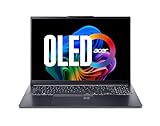 Acer Swift Go 16 AI OLED (SFG16-61-R5CB) AI Notebook 50 Tops | 16' WUXGA+ OLED 120Hz Display | AMD Ryzen Al 7 350 | 32 GB RAM | 1 TB SSD | AMD Radeon 860M | Windows 11 | QWERTZ Tastatur | grau