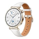 HUAWEI Watch GT 5 41 mm Smartwatch, Kunstvolles Design, Erweiterte Lauf- und Fahrradfunktionen, Gesundheitsmonitoring, Bis zu 7 Tage Akkulaufzeit, Kompatibel mit iOS & Android, Weiß