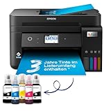 Epson EcoTank ET-4850 A4-Multifunktions-Wi-Fi-Tintentankdrucker, mit einem im Lieferumfang enthaltenen Vorrat an Tinten bis zu 3 Jahren