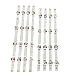 NLNGZKZFNF LED Leiste (8) for TV 42lb588v 42LF5600 42LB5600 42LB572V 42LB572U 42LB570V 42LB570U 42LB5700 42LF5800 42LB6500 42LB550V 42LB628800 42LB550V 42LB62882880V V Lichtstreifen(2set For 2 TV)