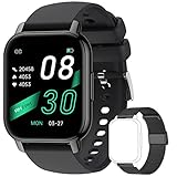 Narcid Smartwatch für Damen Herren, Fitnesstracker mit Telefonfunktion/Sprachassistent/Message Reminder,Fitnessuhr Puls-Schlaf-Monitor, Suitable for Multiple scenarios