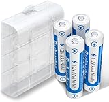 4 Stück Batterien AAA 1100mAh wiederaufladbar Recharge Accu Power Akku NI-MH ohne Memory Effekt vorgeladen sofort einsatzbereit