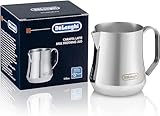 De'Longhi Melkkan DLSC060, Melkkan voor Handmatig Opschuimen, Ergonomische Handgreep, Capaciteit 350 ml, Roestvrij Staal