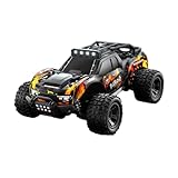 Baoblaze RC-Auto im Maßstab 1/18, ferngesteuertes Auto, Elektrofahrzeug-Simulation, 28 km/h, 4WD, RC-Truck, Spielzeug für Jungen, Mädchen, Kinder, Erwachsene, Schwarz Gelb