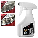 Scheinwerfer Aufbereitung Flüssigkeit Set 180ml, Pro Scheinwerfer-Regenerationsmittel, Auto Scheinwerfer Politur Spray, Flüssiges Scheinwerfer-Reparaturmittel für hellere, klarere Sicht (1PC)