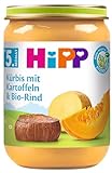 HiPP Kürbis mit Kartoffeln und Bio-Rind, 6er Pack (6 x 190 g)