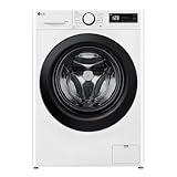 LG W4WR42966, Klasse A/D, Frontlader-Waschtrockner 9-6 kg, 62 x 60 x 85 cm, Wi-Fi, AI Direct Drive, Tiefenreinigung mit Dampf, TurboWash 360, Sicherheitsglastür, Weiß - Bullaugenring: Schwarz