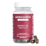 Ashwagandha 60 Kapseln mit 400mg pro Tagesdosis | Ashwagandha Extrakt | hohe Bioverfügbarkeit | hochdosiert natürliche Heilpflanze gegen Stress & Entzündungen | Vegan | Indischer Ginseng | Nordic Oil