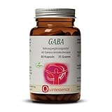 Quintessence GABA 60 Kapseln - 500 mg pro Kapsel - Mit Markenrohstoff AMINOFERMENT® GABA - Mehr als 99% Reinheit - Vegan - Handwerklich produziert in Österreich