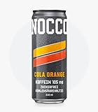 16 Dosen NOCCO BCAA Drink | Cola Orange | Buxtrade | 330 ml | 105 mg Koffein