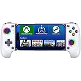 Handy Controller für iPhone/Android, Smartphone Controller mit Aufgerüstet Joystick ohne Totzonen, Licht Mobile Gaming Controller