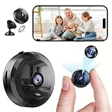 DVONE Mini Kamera, Mini Überwachungskamera 1080P HD, Kleine Kamera Live Übertragung Handy App, Batterie hat eine Starke Langlebigkeit, für Startseite Büro Sicherheit