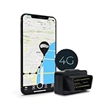SALIND 4G OBD GPS Tracker Auto, Fahrzeuge und LKWs OBD2 Stecker - Peilsender Auto mit Ortung - elektronisches Fahrtenbuch - Online weltweit Echtzeit Tracking mit App- ohne Aufladen