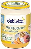 Bebivita Frucht & Joghurt / Quark DUO Pfirsich-Maracuja / Joghurt, 6er Pack (6 x 190 g)