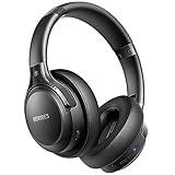 BERIBES Bluetooth Kopfhörer Over Ear, 65 Std Kopfhörer Kabellos Bluetooth mit 6 EQ-Modi, HiFi Stereo, Eingebautes Mikrofon, Faltbares Wireless Headphones für Handys/iPad/Laptops/PC -Schwarz