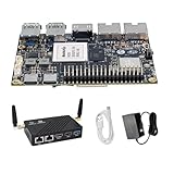 youyeetoo Banana Pi BPI-M7 Einplatinencomputer, RK3588 SBC, 8/16/32GB RAM, 6 Tops NPU, 8K Video, Dual 2.5G Ethernet, WiFi 6, BT5.2, PI-co ITX, Unterstützung Android Linux (32+128GB Metallkoffer-Kit)