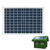 Samuliy Reise-Solarpanel, 10 W, 9 V, Camping-Solarmodul-Ladegerät, IP65 wasserdichtes Solarpanel, Solarpanel-Ladegerät für Reisen, Verdunkelung, Camping