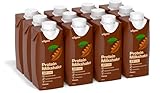 Vilgain Protein Milkshake, 33g Eiweiß pro Portion, Laktosearm, Fertiger Milchproteinshake, Hochwertige Zutaten, Ohne Künstliche Zusätze, Mit Stevia Gesüßt (12x 330ml, Kakao)