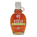 MapleFarm - Reiner kanadischer BIO-Ahornsirup Dark, Klasse A, Dunkel, kräftiger Geschmack - 189 ml (1er Pack) - maple syrup - biologisch Ahornsaft