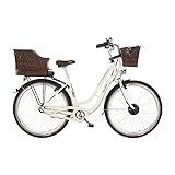 FISCHER E-Bike City CITA ER 1804, Elektrofahrrad für Damen und Herren, RH 48 cm, Frontmotor 32 Nm, 36 V Akku