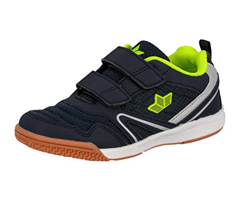 Lico BOULDER V Unisex Kinder Multisport Indoor Schuhe, Marine/ Lemon, 31 EU