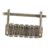 Homoyoyo antikes Zahlenschloss sperren Antiquität Stichworte Gepäck Koffer portable lock sicherheitsschloss Vintage-Deko Retro-Schloss für zu Hause einfaches Vorhängeschloss Zinklegierung