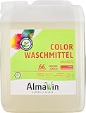 AlmaWin Öko Color Waschmittel Lindenblüte 5l, 66 Waschladungen, vegan, flüssig
