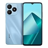 Wiko T20 Smartphone 4 GB + 128 GB, 5000 mAh Batterie, 6,56-Zoll-HD+-Display, Octa-Core-Prozessor, Android 13 Mobile Phone, 4G Dual-SIM, Fingerabdruck/OTG/3 Steckplätze/3,5-mm-Buchse,Blau