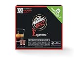 Caffè Vergnano 1882 Espresso Cremoso, 100 Kapseln, kompatibel mit Nespresso, kompostierbar