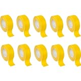 10x Klebeband gelb 60mm x 40m | für Dampfbremse Dampfsperre Dampfsperrfolie Dampfbremsfolie, OSB Platten | 10 Rollen