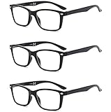 Suertree Feder Scharnier (3 Pack) Lesebrillen Sehhilfe Augenoptik Brille Lesehilfe für Damen Herren von 2.0X BM151