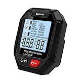 Steckdosentester – Steckdosentester, Steckdosentester | Haus-Inspektionswerkzeug Steckdosen-Tester mit LCD-Display, Erdungsfehler, Spannungstest, Jahr